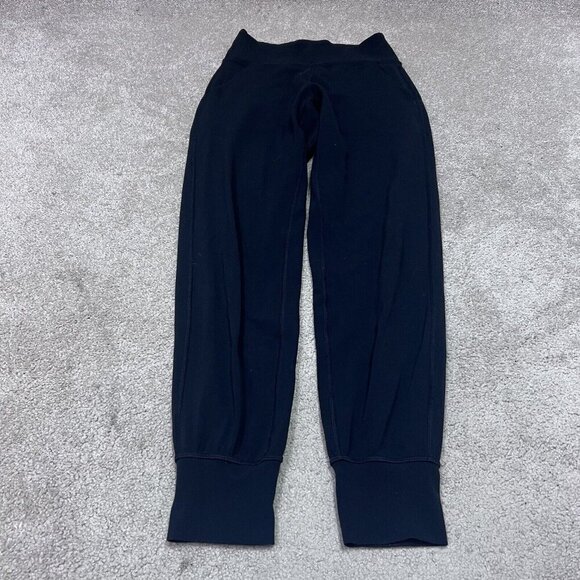 Lululemon Leggings Black Tapered Pockets Women’s Size 4 - Picture 1 of 11